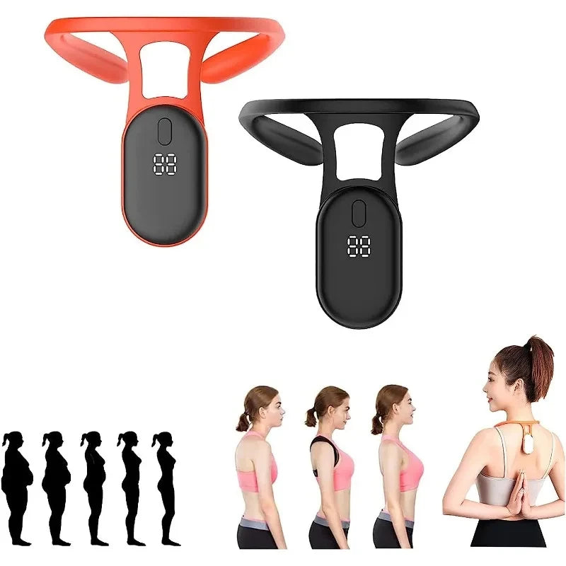 Ultrasonic Neck Instrument Portable Lymphatic Soothing Body Sculpting Neck Massager Intelligent LCD Sitting Posture Reminder