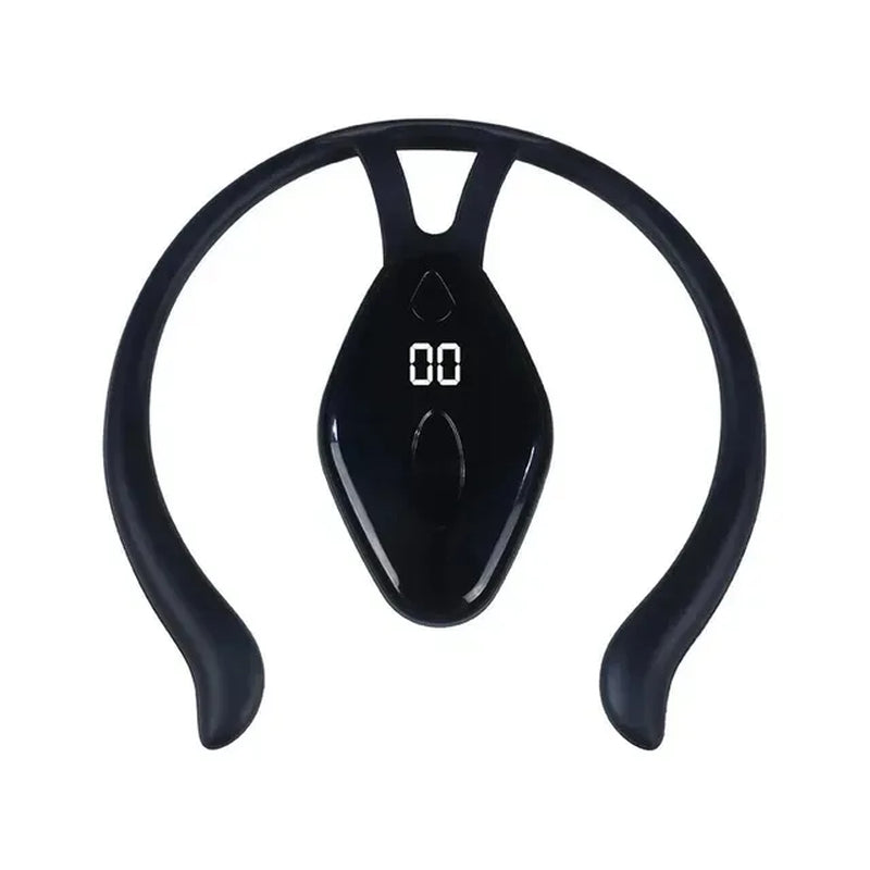 Ultrasonic Neck Instrument Portable Lymphatic Soothing Body Sculpting Neck Massager Intelligent LCD Sitting Posture Reminder